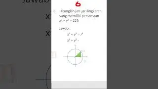 LINGKARAN KELAS 11  #maths #matematika
