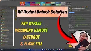 All Redmi Unlock Solution 🔥 | FRP Bypass, Password Remove, Fastboot & Flash File