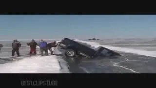 Top 10 Vehicles Falling Through Ice Compilation 2019