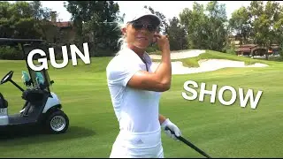 ALISA DIOMIN IS RIPPED!  SO IS HER GOLF GAME!