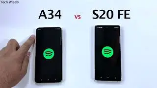 SAMSUNG A34 vs S20 FE Speed Test