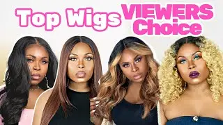 10 Must Have Synthetic wigs for black women | The Best Beginner friendly lace front wigs on Amazon