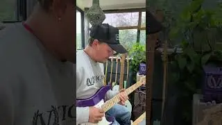 Friday jamming on the one of a kind @prsguitars Purple Silver Sky.