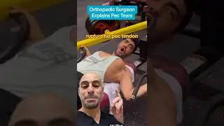 Orthopedic Surgeon Explains Pec Tear #shorts