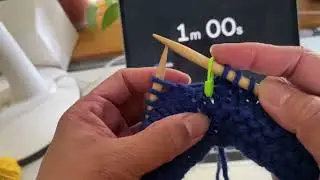 How many stitches can I knit in 1 minutes?