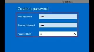How to set password on windows 10