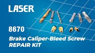 Brake Caliper Bleed Screw Repair Kit | 8670 | Laser Tools |