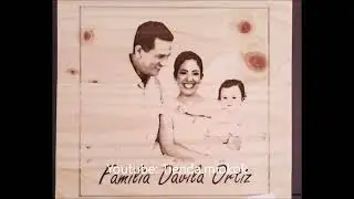 Grabado de foto en madera con láser