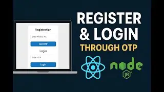 OTP Based Login & Register System using React.js + Node.js | Full Stack Authentication Tutorial 2025