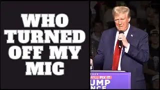 TRUMP RALLY in WISCONSIN | TRUMPS MICROPHONE GOES OUT