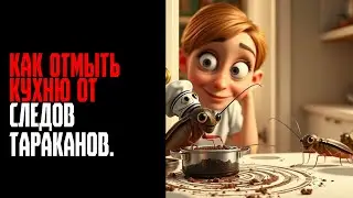 КАК ОТМЫТЬ КУХНЮ ОТ СЛЕДОВ ТАРАКАНОВ
