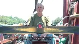 The shallop Rusich Лодья Русич в Австралии (братья Синельники)