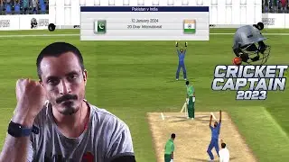 First Look India vs Pakistan in Real Cricket simulation game - Cricket Captain 2023 - Match Gameplay