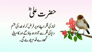 Hazrat Ali (R.A) heart touching quotes in urdu parts 45 | Urdu precious quotes | Motivational Aqwal