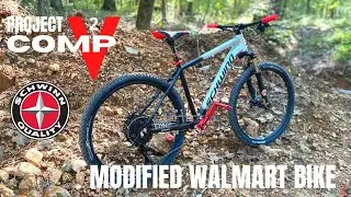 Project Comp V2 - Modified Schwinn Al Comp - Turning a Walmart Bike into a Trail Beast MTB