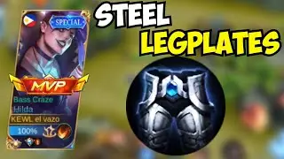 THIS UNDERRATED ITEM STEEL LEGPLATES OF HILDA IS BROKEN (MUST TRY)-MLBB