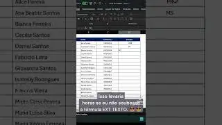 Ext Texto pra vocês!! #exceldicas #excelnapratica #excelformulas #trader #excelbrasil #excelfunction