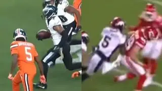 Teddy Bridgewater Trying to Tackle vs. Not Trying to Tackle