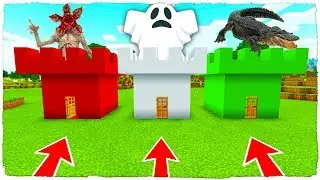 Minecraft PE: DO NOT CHOOSE THE WRONG CASTLE! (Demogorgon, Ghost and Crocodile)