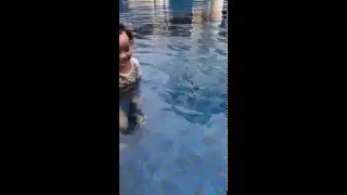 queen yg bawel pipis di  kolam renang wkkwkw
