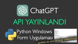 How to use Chat GPT API Python windows form app