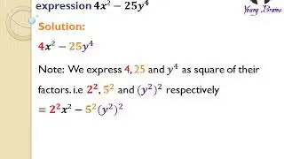 DIFFERENCE OF TWO SQUARE