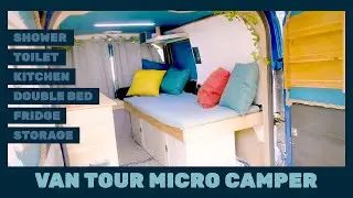 Micro Camper TOUR - Fiat Doblo Micro Camper Conversion - extendable double bed!!