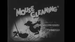 Tom and Jerry - Mouse Cleaning (1948) | Original Titles (B&W)