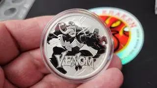 Garage Sale finds, VENOM Marvel Coin, Germania Bars, Silver Bullet and new camera set-up