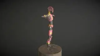 Robototron Humanoid Robot Avatar Turntable Demo - Graffiti  Skin