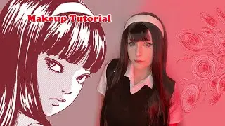 👻 Tomie Cosplay Make up Tutorial ☆𝐉𝐔𝐍𝐉𝐈 𝐈𝐓𝐎 Halloween 富江