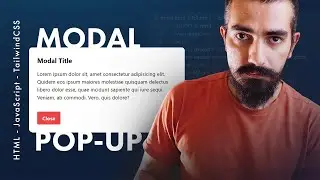 Create MODAL POPUP With HTML, JS and TailwindCSS Easily