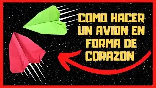 😱😊COMO HACER UN AVION DE PAPEL QUE VUELA MUCHO😉