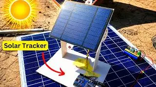 DIY Solar Tracker | How to Make a Solar tracking system using arduino,