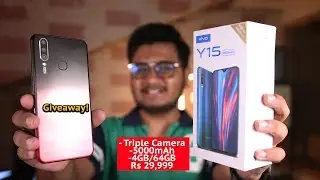 Vivo Y15 Unboxing & Giveaway | Bohat Hard Bohat Unique.