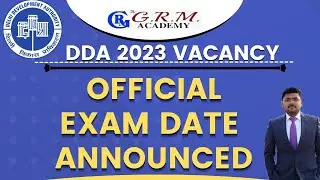 DDA 2023 OFFICIAL EXAM DATE ANNOUNCED II DDA 687 VACANCY II #DDAJSA2023 #DDAPATWARI