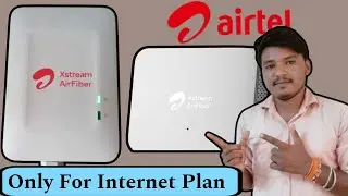 Airtel Airfiber Plan Deteils Speed Recharge & Installation Only for Internet Plan #airtel #wifi