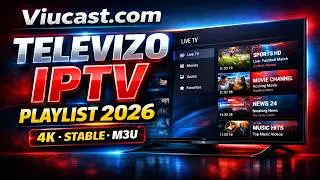 Best Televizo IPTV Playlist in 2026 | Stable M3U, 4K Channels & Free Trial