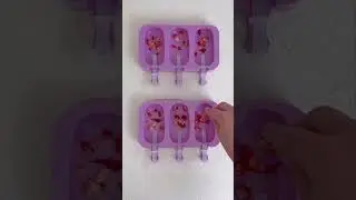 Simply Delish Strawberry Frozen Yogurt Popsicles