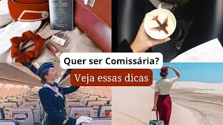 12 DICAS PARA QUEM QUER SER COMISSÁRIA DE BORDO