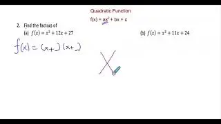 Factors of a Quadratic Function