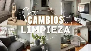 Moviendo muebles- CAMBIOS en la SALA - DECORACIÓN y LIMPIEZA