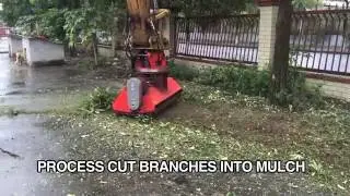 New... SEC Top Mounted Rotating Mulcher