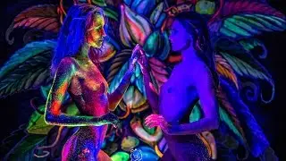Mannequinchallenge backstage фотосессии с флюрными красками