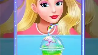 ASMR Rainbow Slushy - Ice Cream Rainbow Fruits Pineaplle - Kiwi - Orange #asmr #icecream #rainbow
