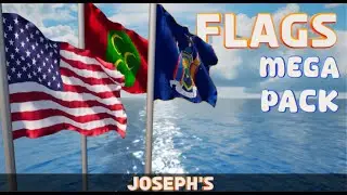 FLAGS MEGA PACK (869 Flags)  | Unreal Engine Marketplace | Joseph's