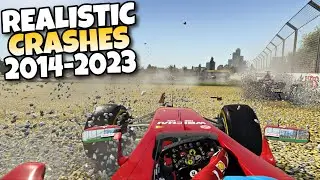 F1 REALISTIC CRASHES 2014 - 2023 #4