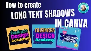 How to Make AMAZING Text Shadows in Canva #createoncanva #canva #canvassador