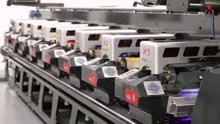 Сервоприводная машина флексографской печати ECOLINE-S 340 / 450: производство этикетки