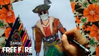 AJJU BHAI  | FREE FIRE DRAWING | AJJU BHAI DRAWING EASY | @TotalGaming093  | Bundle drawing
